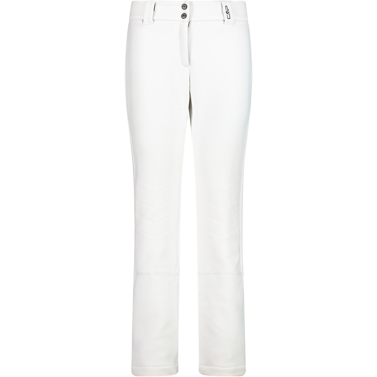 CMP Donna Pantaloni da sci funzionali Stretch (Taglia XXL, Bianco)