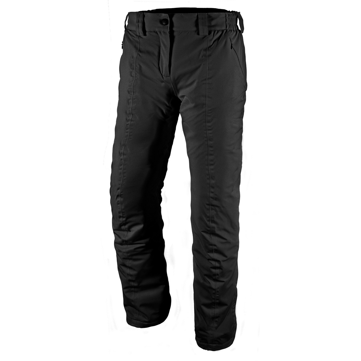 CMP Donna Pantaloni da sci Twill Stretch (Taglia XXL, Nero)