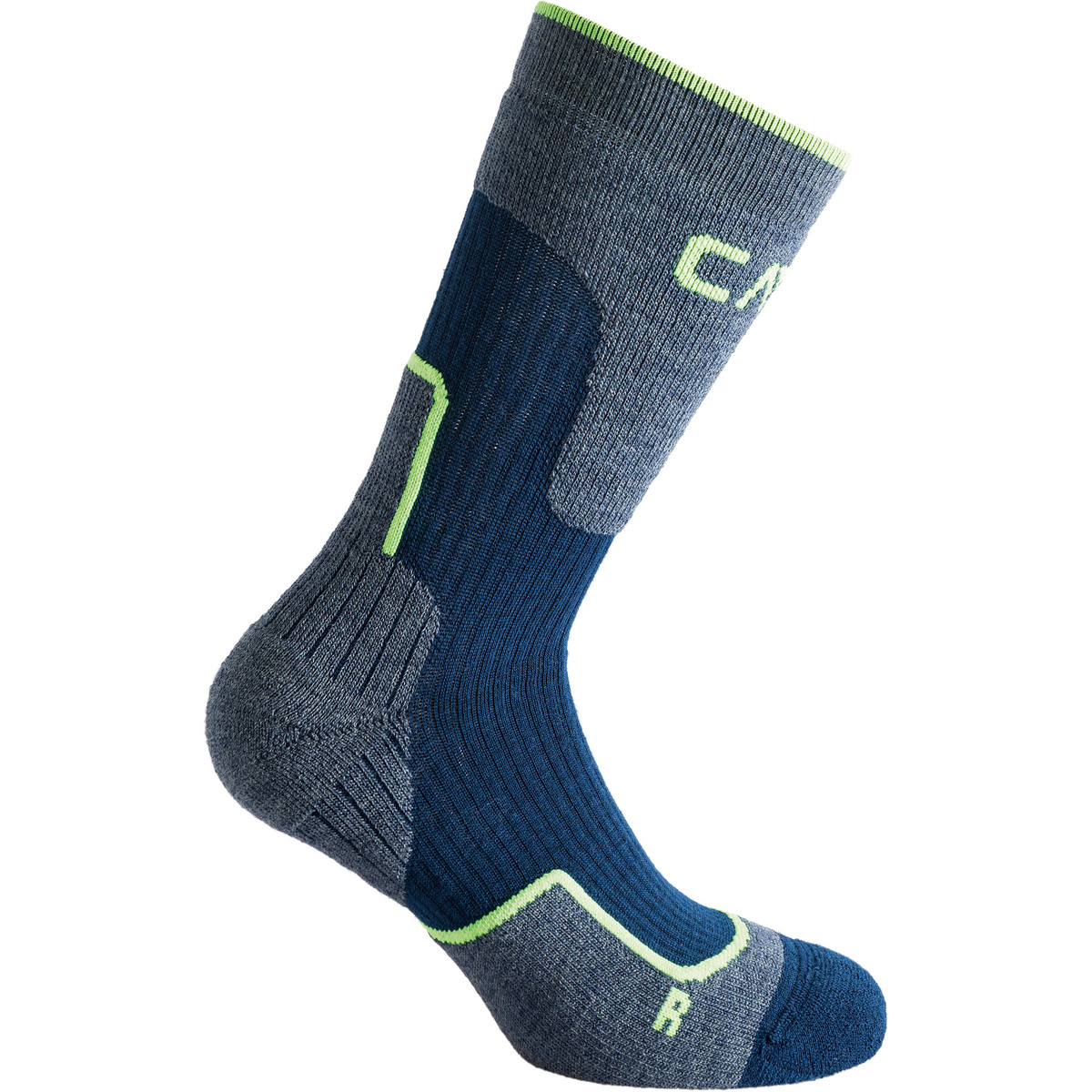 CMP Chaussettes Wool Trekking (taille 46 , Bleu)