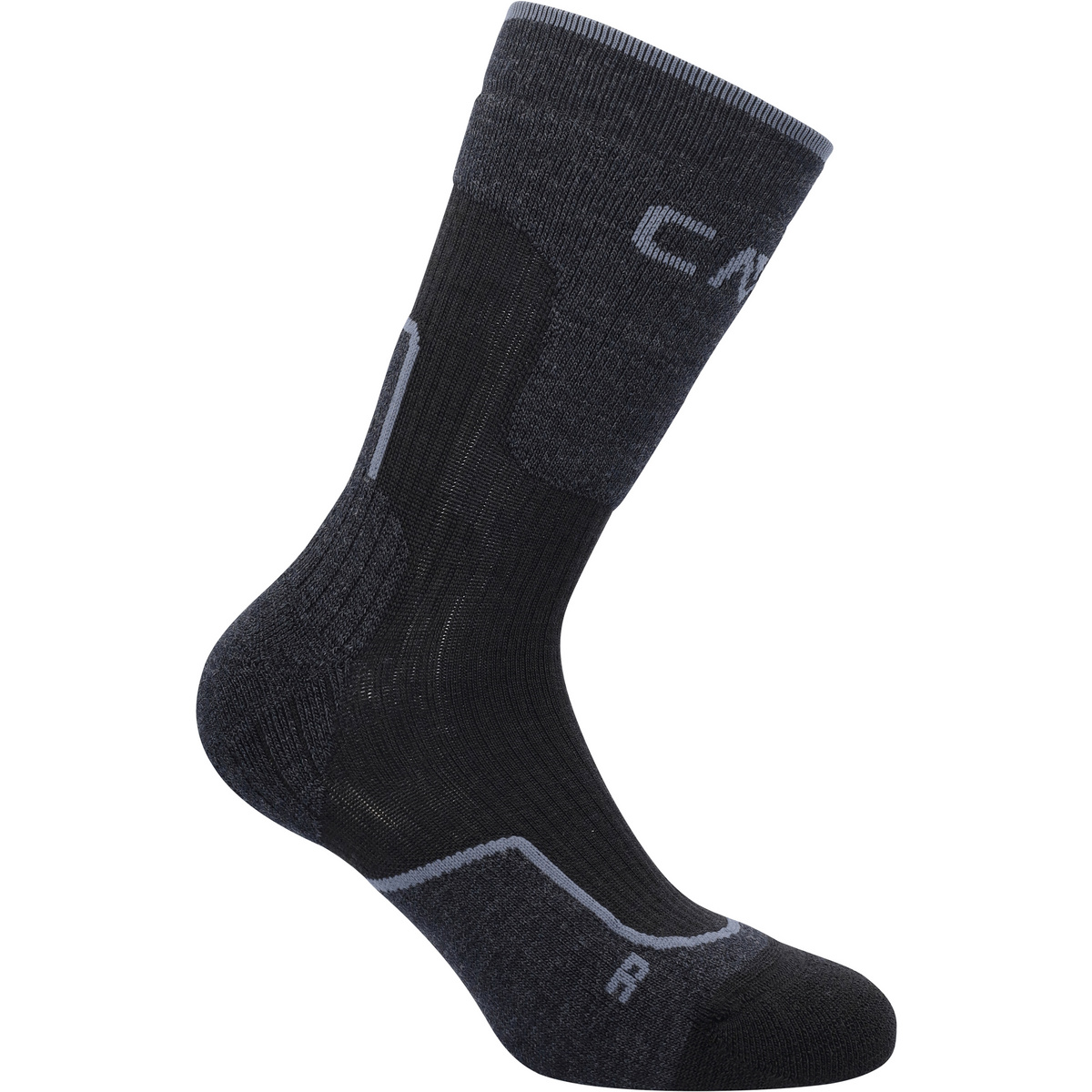 CMP Wool Trekking Socken (Größe 39 , schwarz)