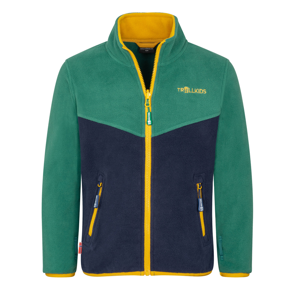 Trollkids Veste Oppdal XT (taille 164, Bleu)