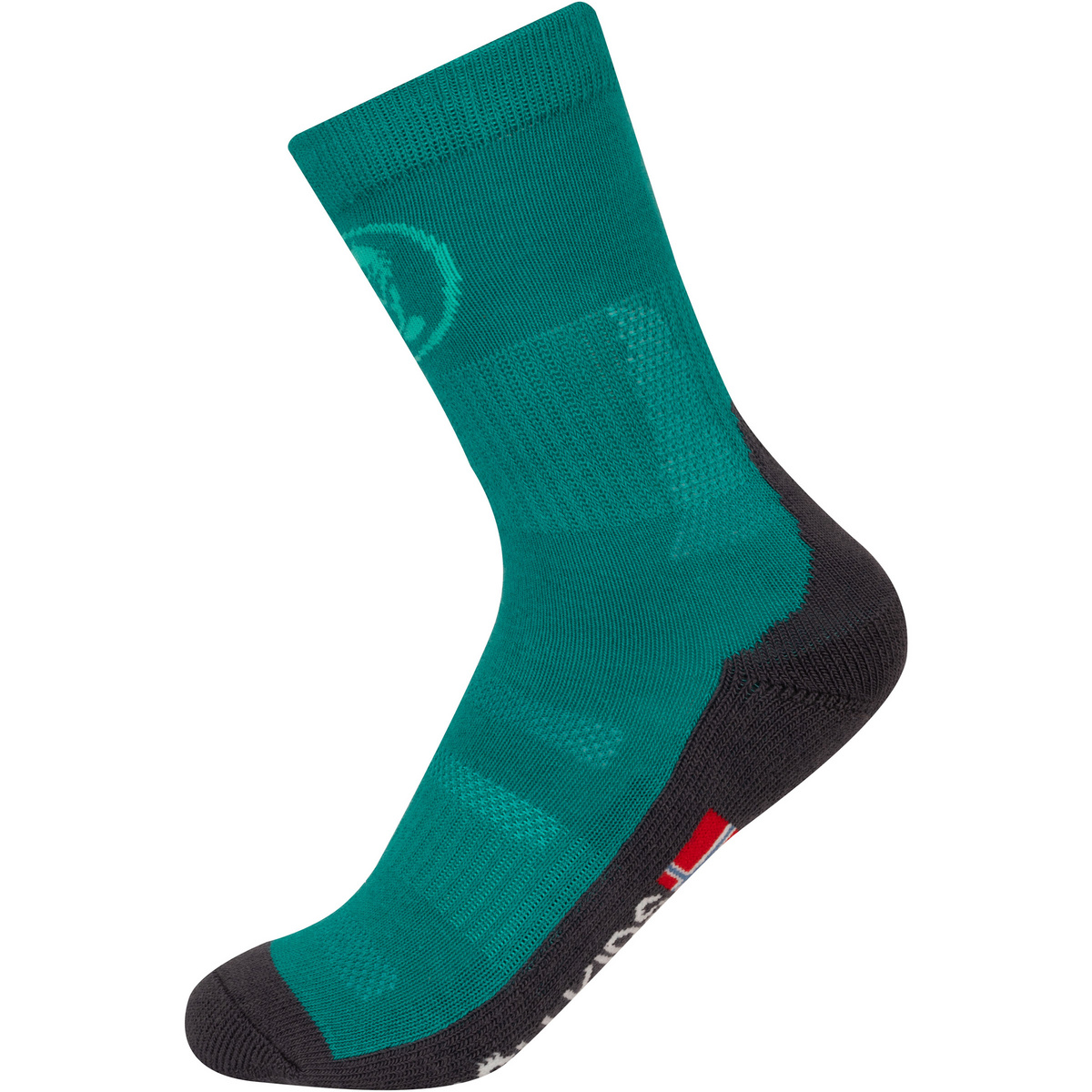 Trollkids Kinder Trekking Mid Cut II Socken (Größe 31 , tuerkis)