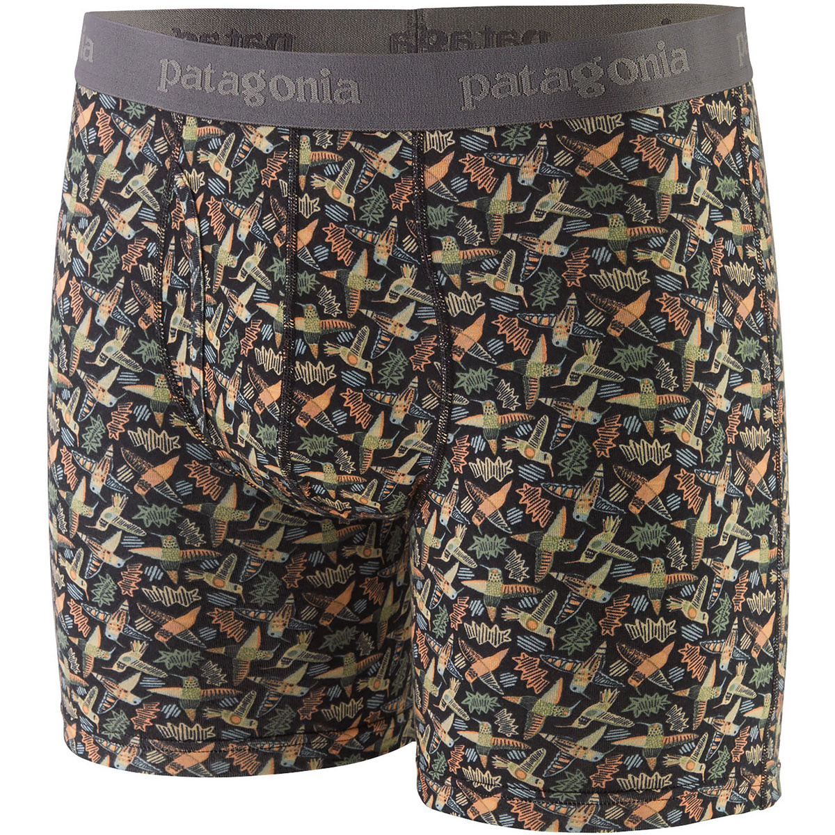 Patagonia Uomo Boxer Essential (Taglia XL, Nero)