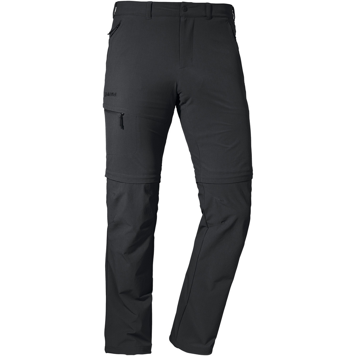 Schöffel Herren Koper 1 Zip Off Hose (Größe M, schwarz)