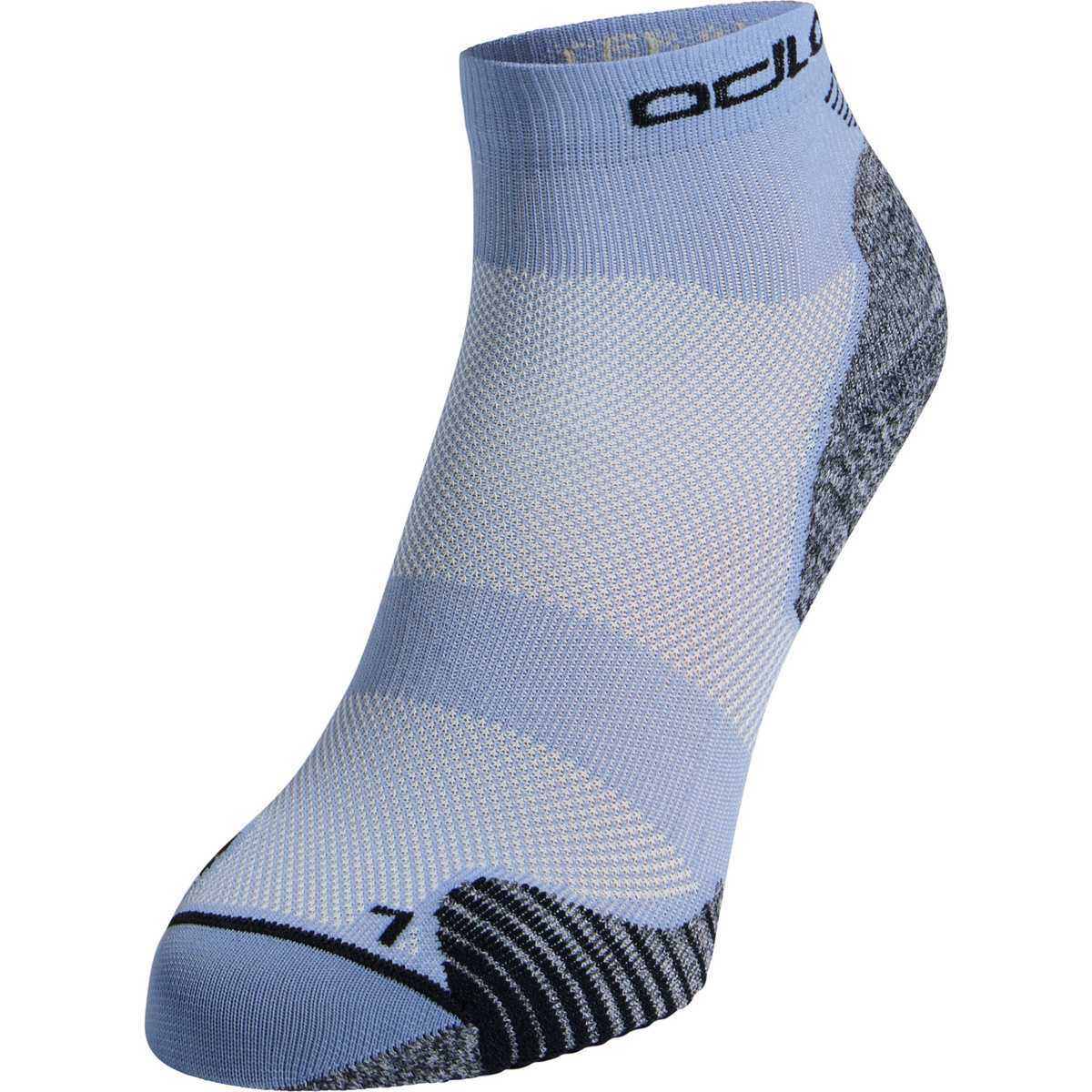 Odlo Damen Ceramicool Low Socken (Größe 39 , blau)