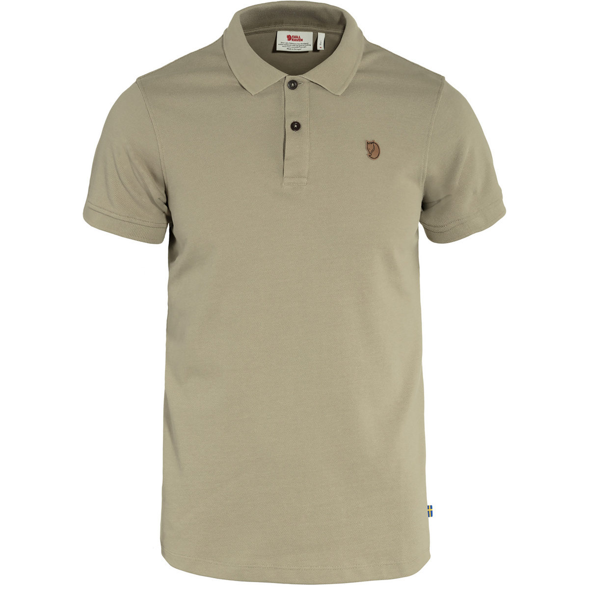 Fjällräven Herren Övik Polo T-Shirt (Größe S, beige)