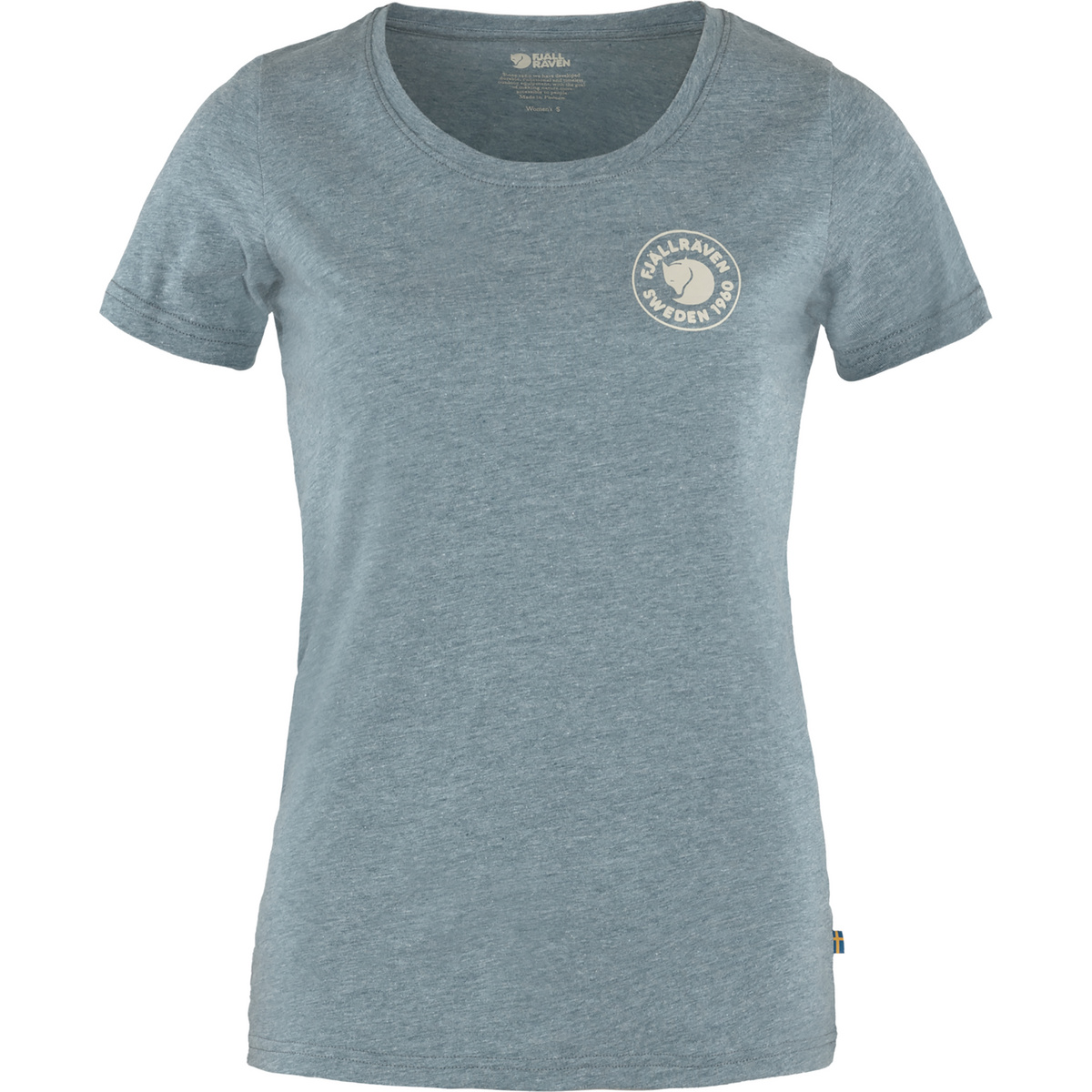 Fjällräven Damen 1960 Logo T-Shirt (Größe XXS, blau)