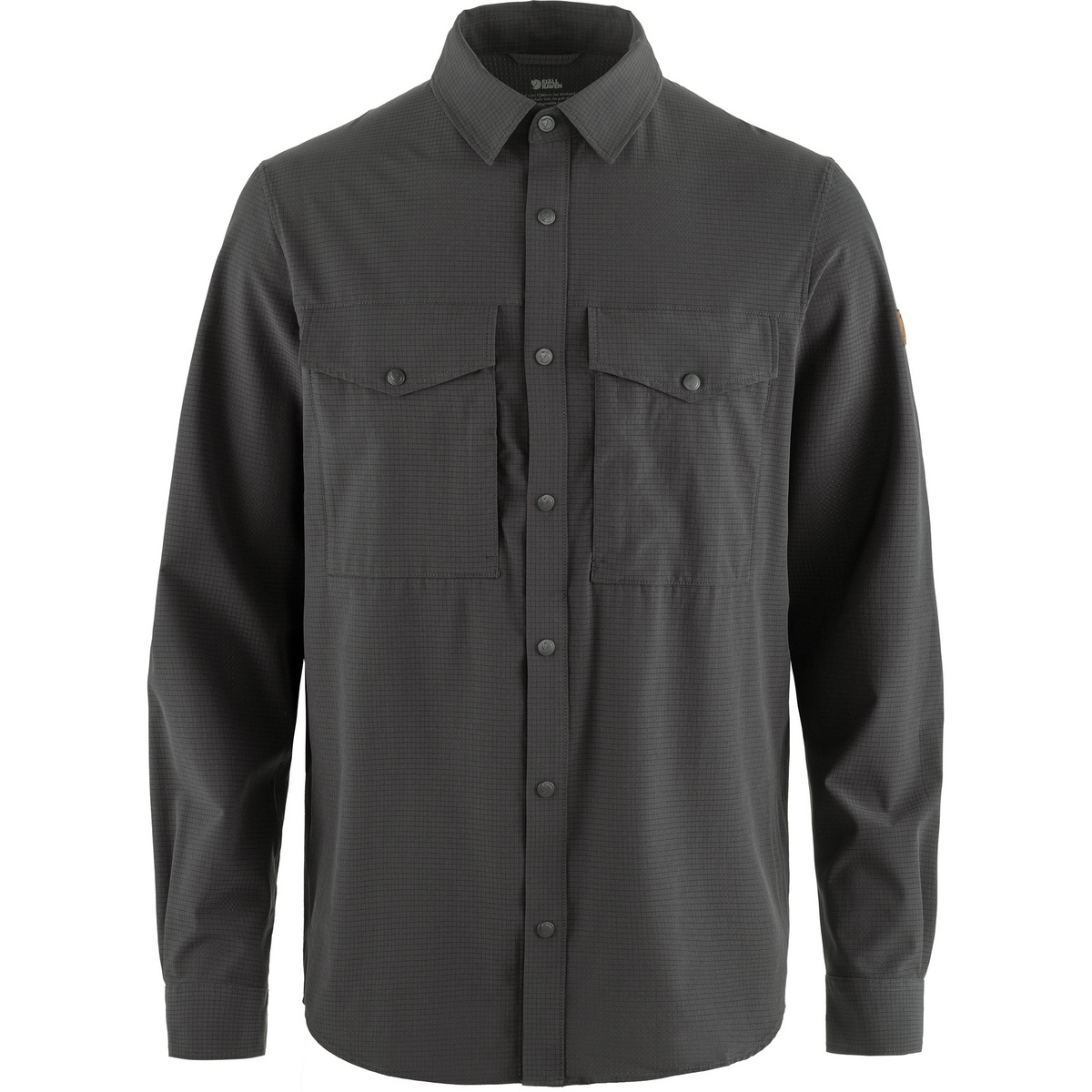 Fjällräven Uomo Camicia trekking Abisko (Taglia M, Grigio)