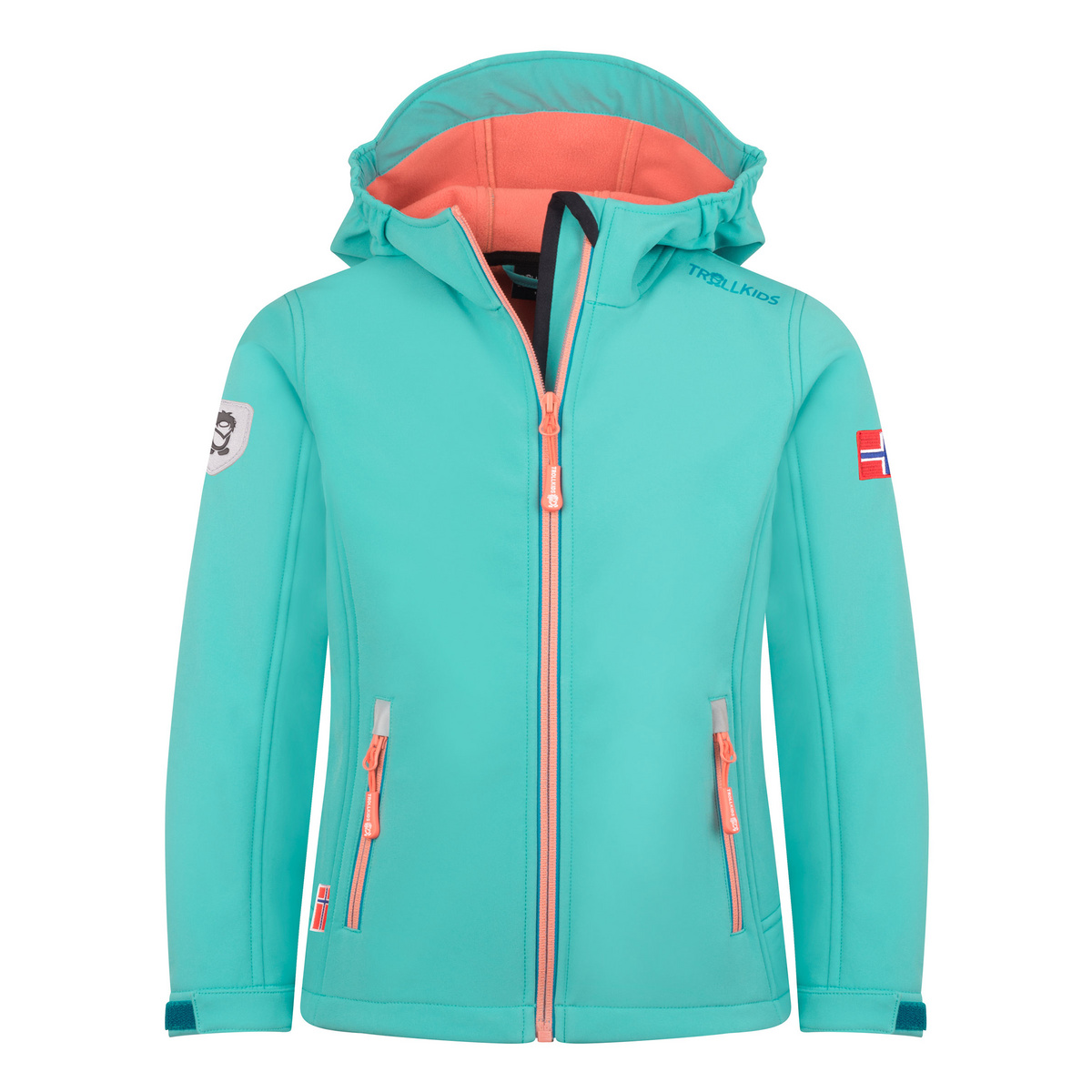 Trollkids Kinder Girls Trollfjord Jacke (Größe 122, blau)