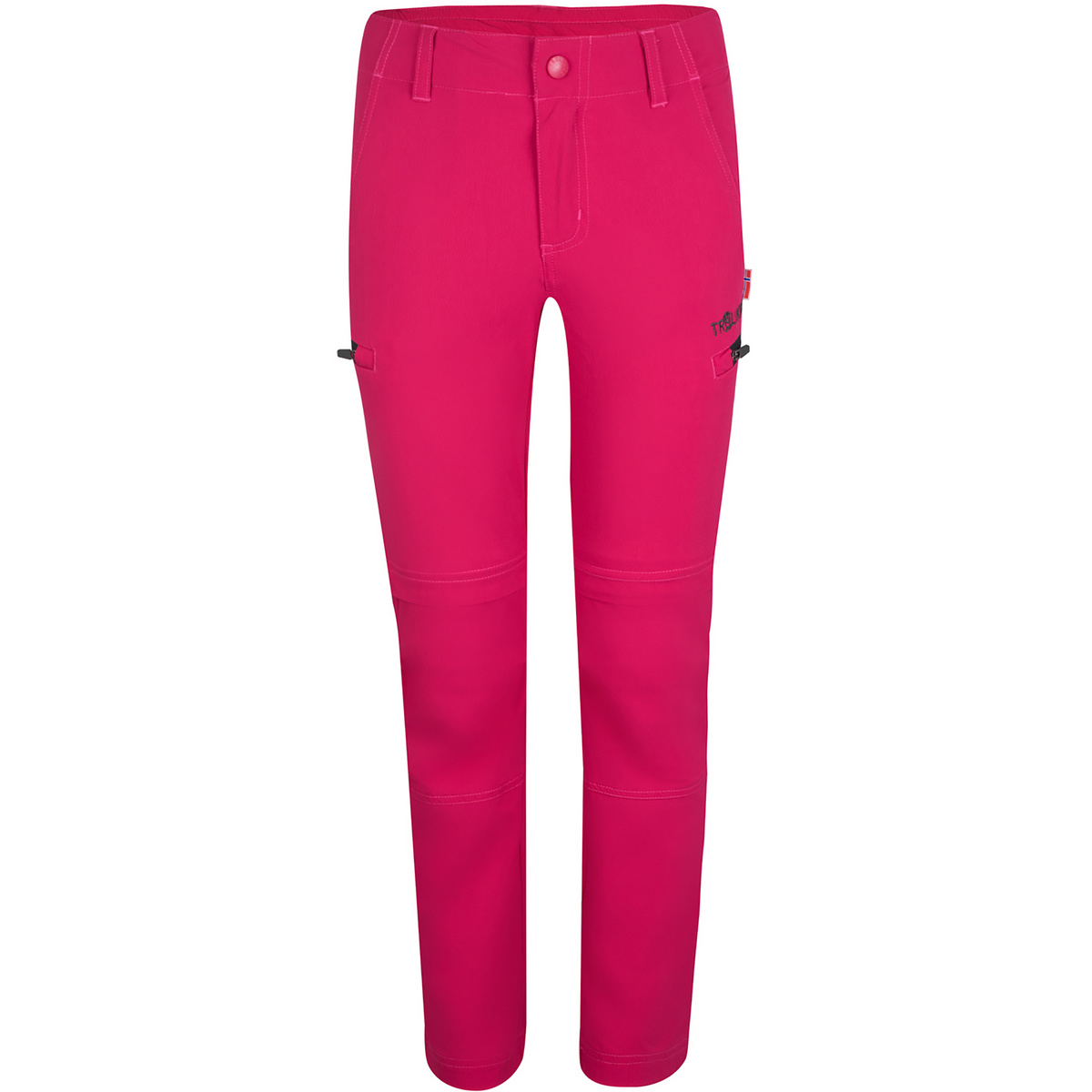 Trollkids Bambino Pantaloni Kjerag Zip Off (Taglia 116, Magenta)
