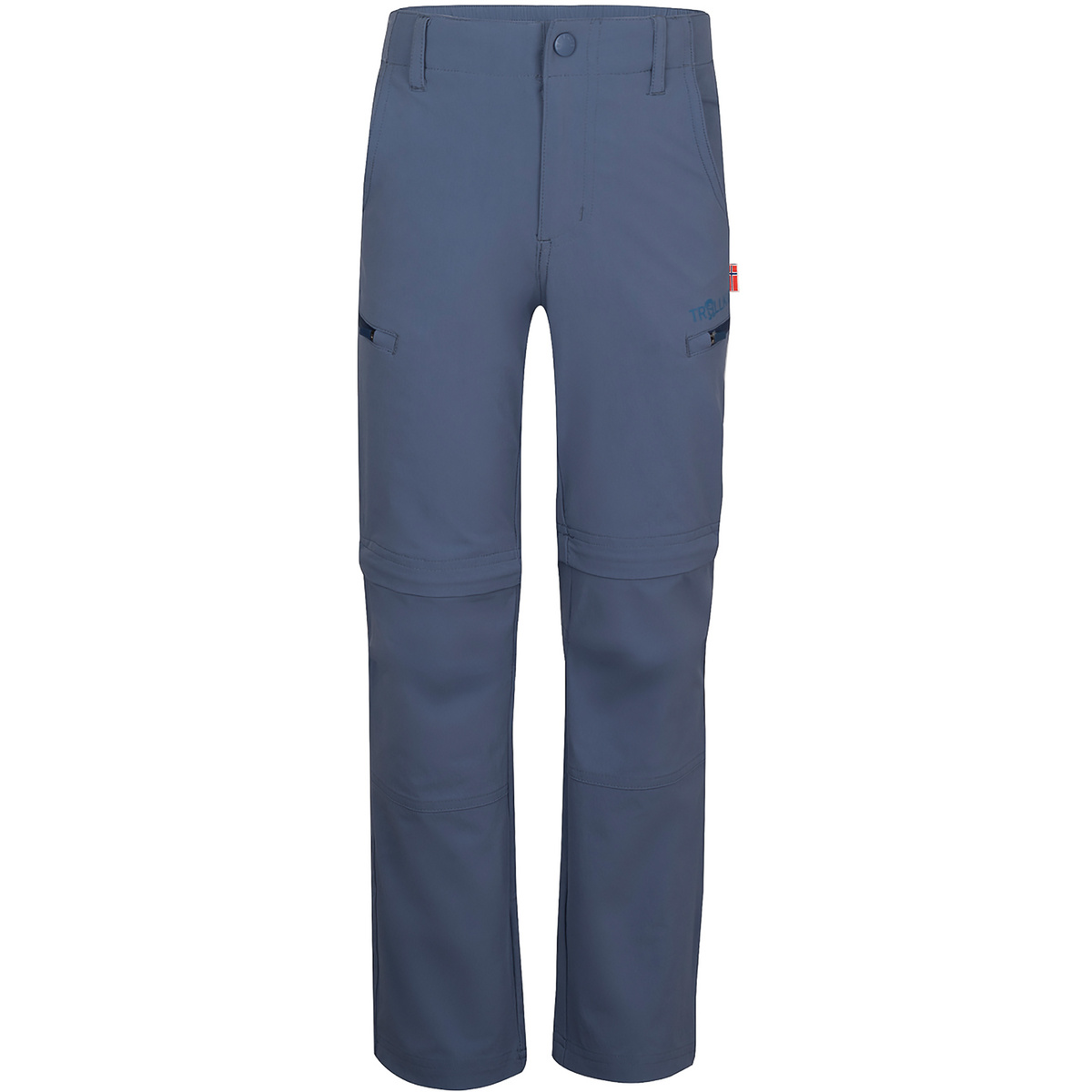 Trollkids Kinder Kjerag Zip Off Hose (Größe 128, blau)