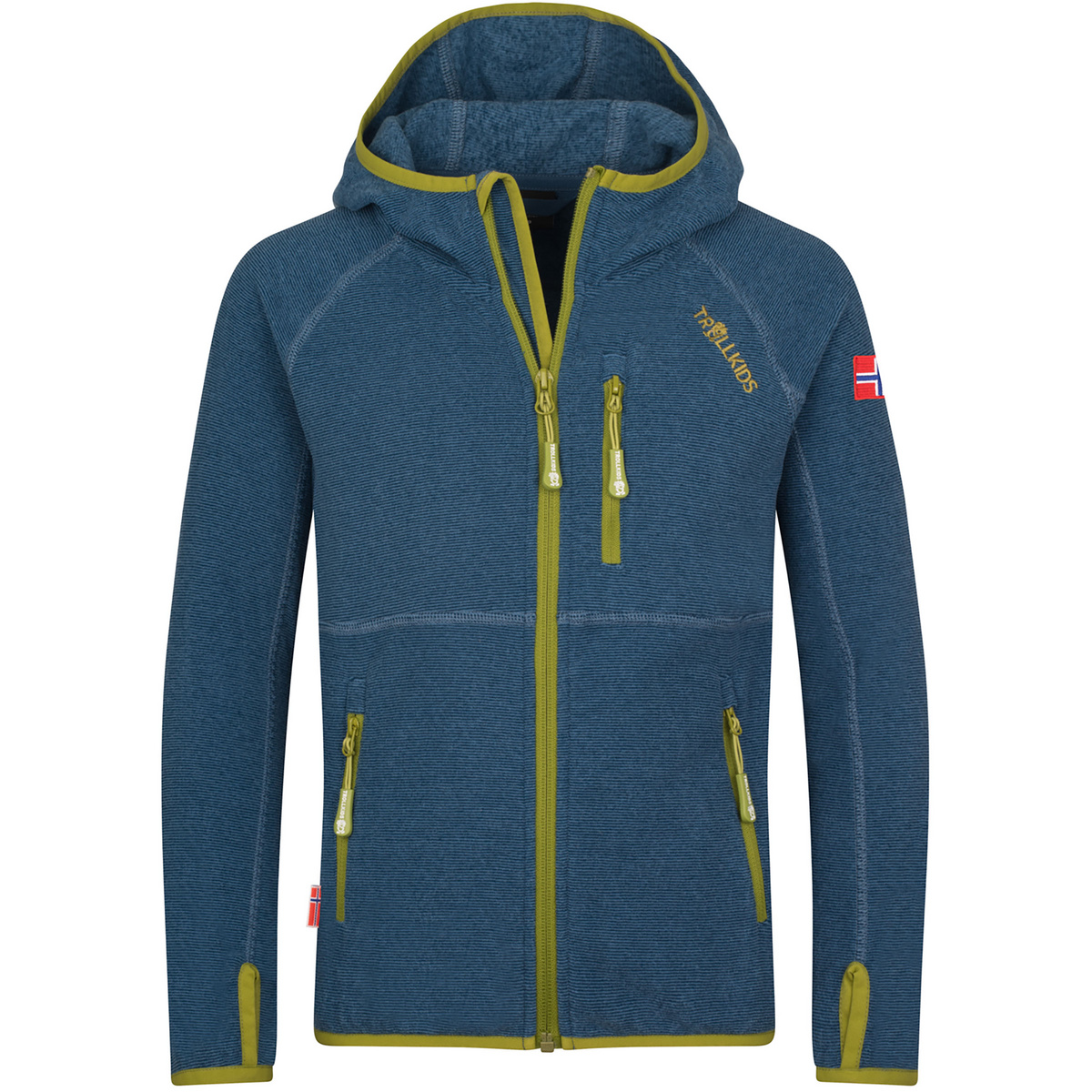 Trollkids Kinder Sandefjord Jacke (Größe 116, blau)