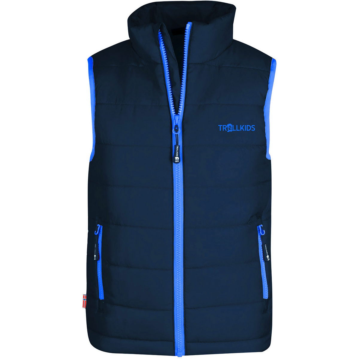 Trollkids Bambino Gilet Trondheim (Taglia 104, Blu)