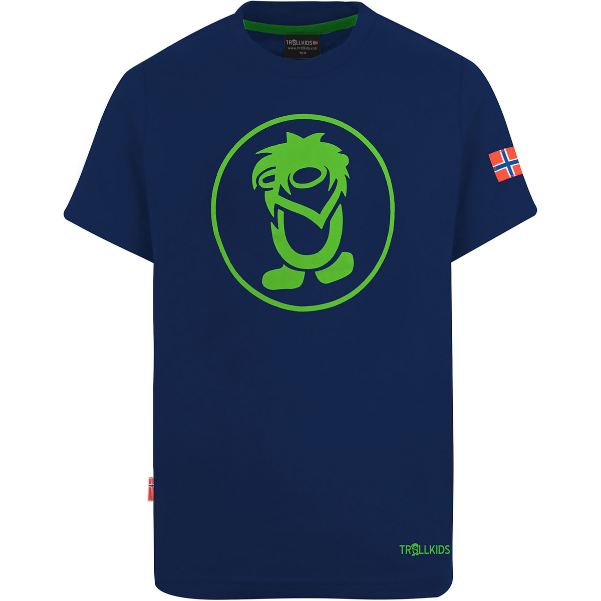 Trollkids Bambino Maglietta Troll (Taglia 164, Blu)