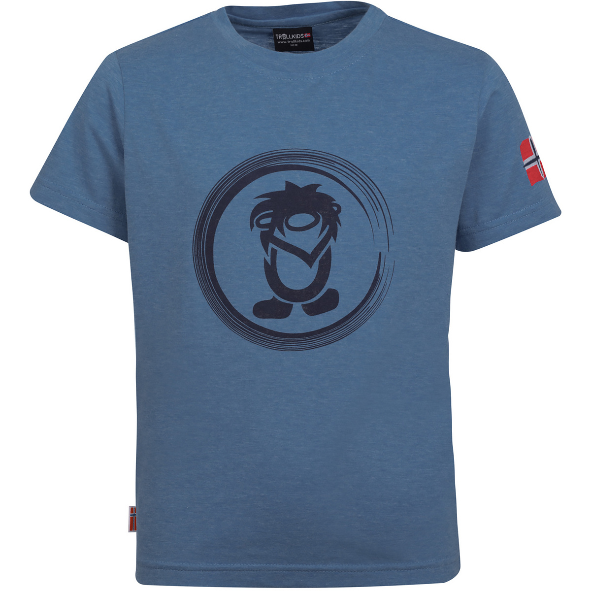 Trollkids Bambino Maglietta Trollfjord (Taglia 152, Blu)
