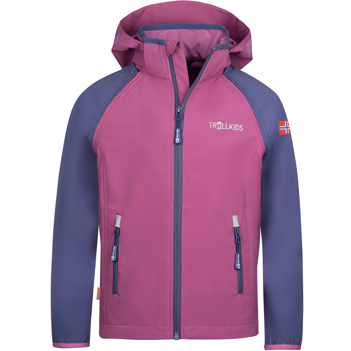 Trollkids Enfants Veste Rondane Zip Off XT (taille 176, rose)