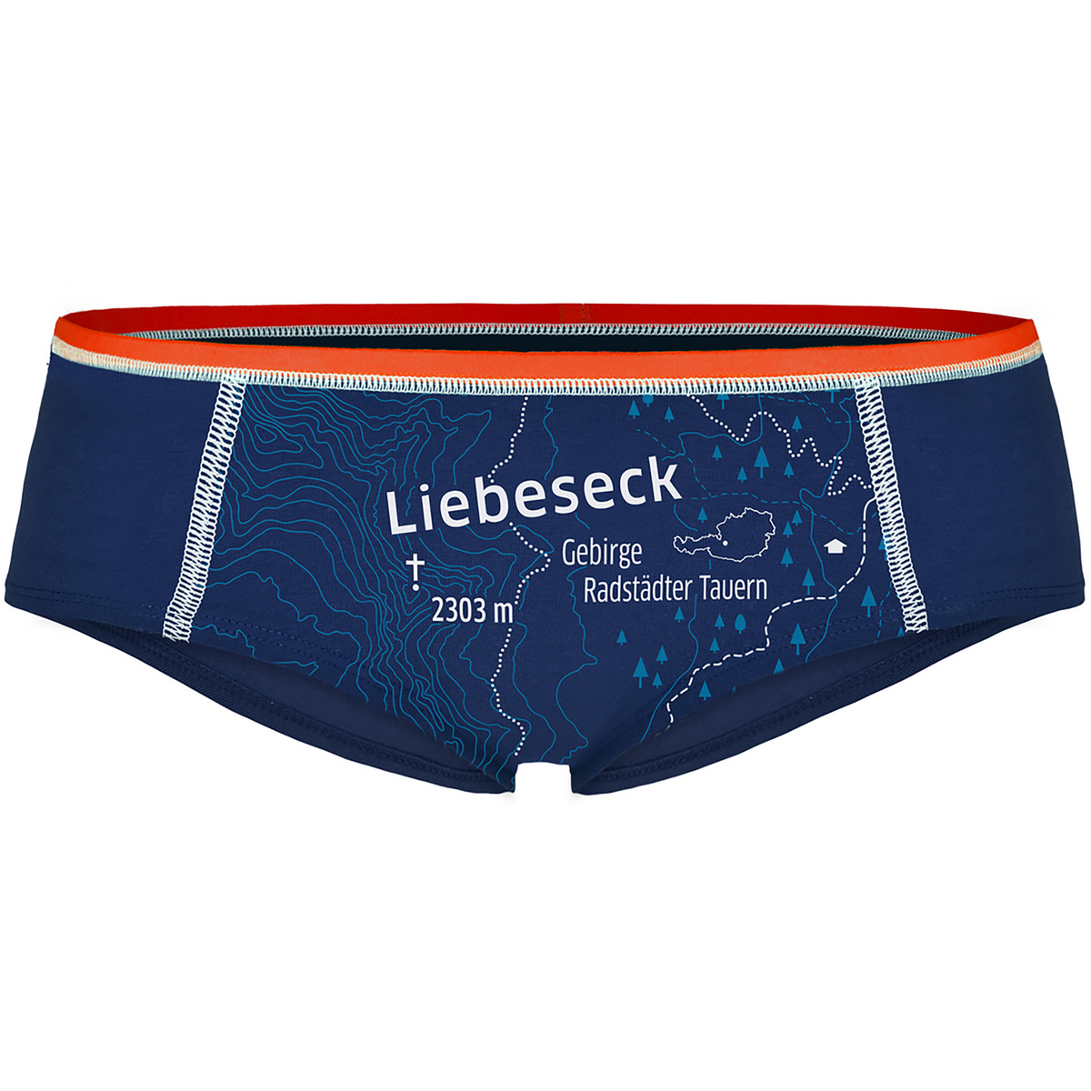 Ein schöner Fleck Erde Damen Liebeseck Unterhose (Größe XS, blau)