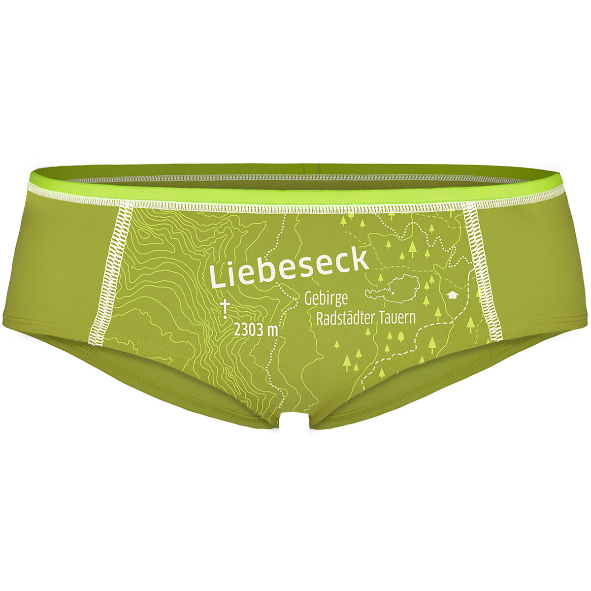 Ein schöner Fleck Erde Donna Mutande Liebeseck (Taglia L, Verde)
