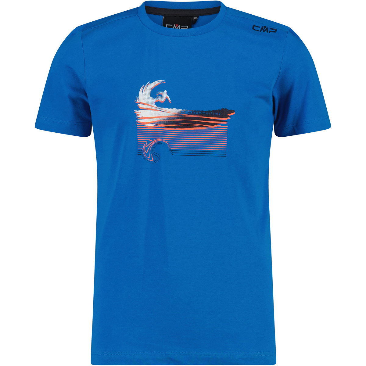 CMP Kinder Boys Jersey T-Shirt (Größe 140, blau)