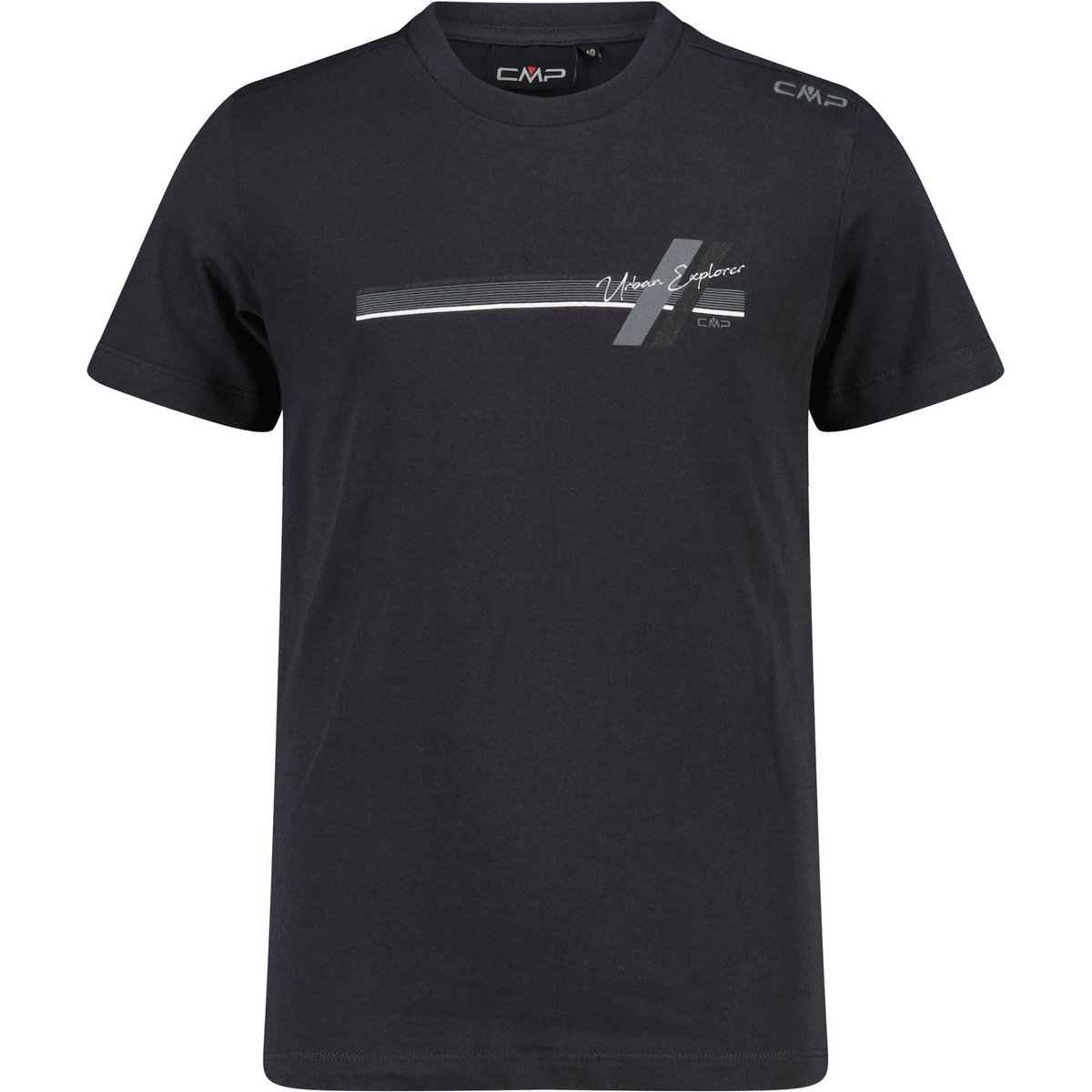 CMP Bambino Maglietta Boys Jersey (Taglia 116, Grigio)