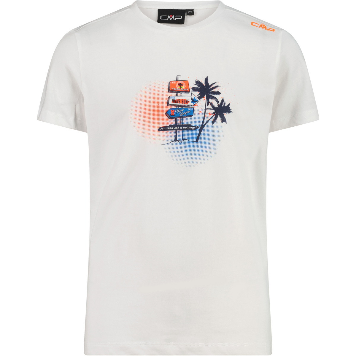 CMP Kinder Boys Jersey T-Shirt (Größe 98, weiss)