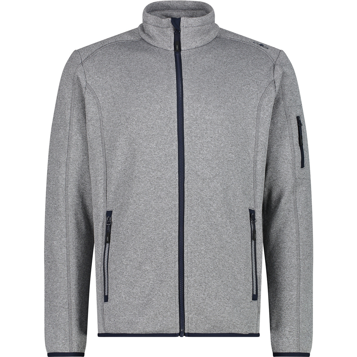 CMP Herren Knitted Fleece Jacke (Größe S, grau)