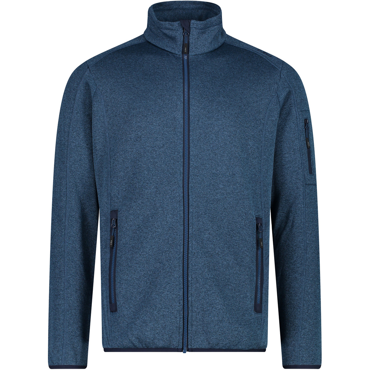 CMP Herren Knitted Fleece Jacke (Größe 5XL, blau)