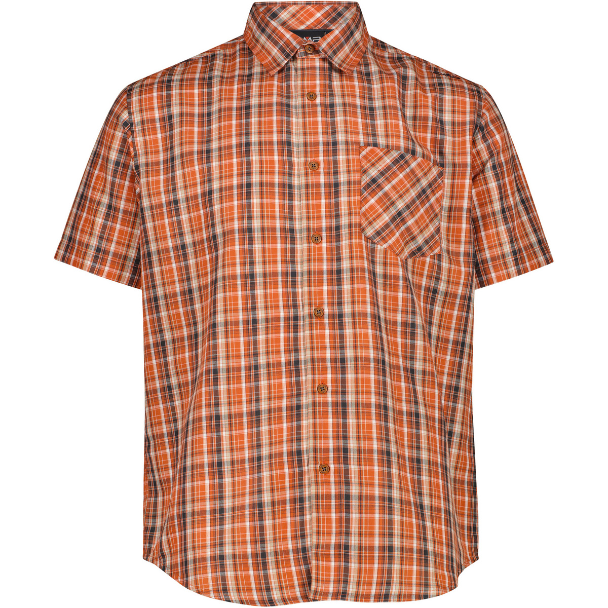 CMP Uomo Camicia funzionale (Taglia XXL, Arancione)