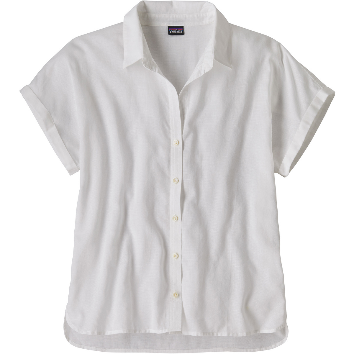 Patagonia Donna Camicia da donna Lightweight A/C (Taglia L, Bianco)