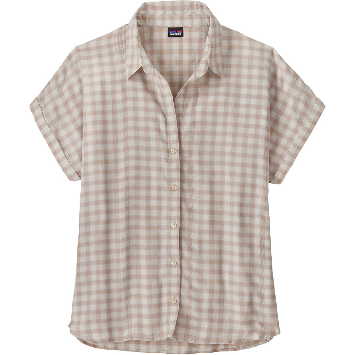 Patagonia Donna Camicia da donna Lightweight A/C (Taglia M, Beige)