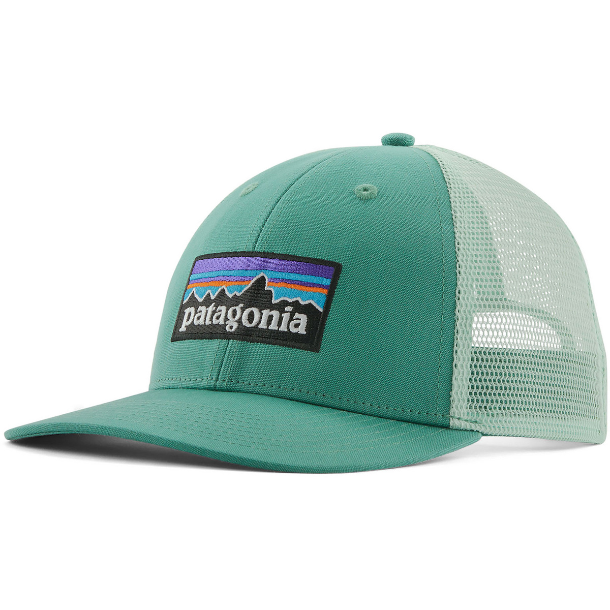 Patagonia P-6 Logo Lopro Trucker Cap (Größe ONE SIZE, gruen)
