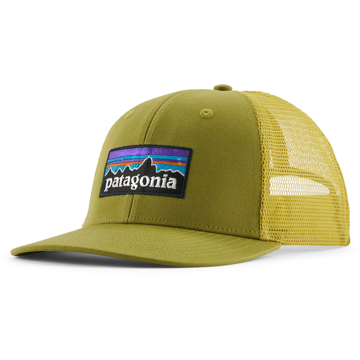 Patagonia Cappellino Trucker P-6 Logo (Taglia ONE SIZE, Verde oliva)