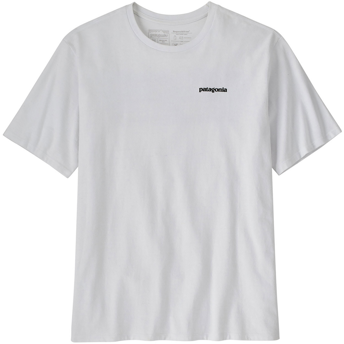 Patagonia Herren P-6 Logo Responsibili T-Shirt (Größe M, weiss)