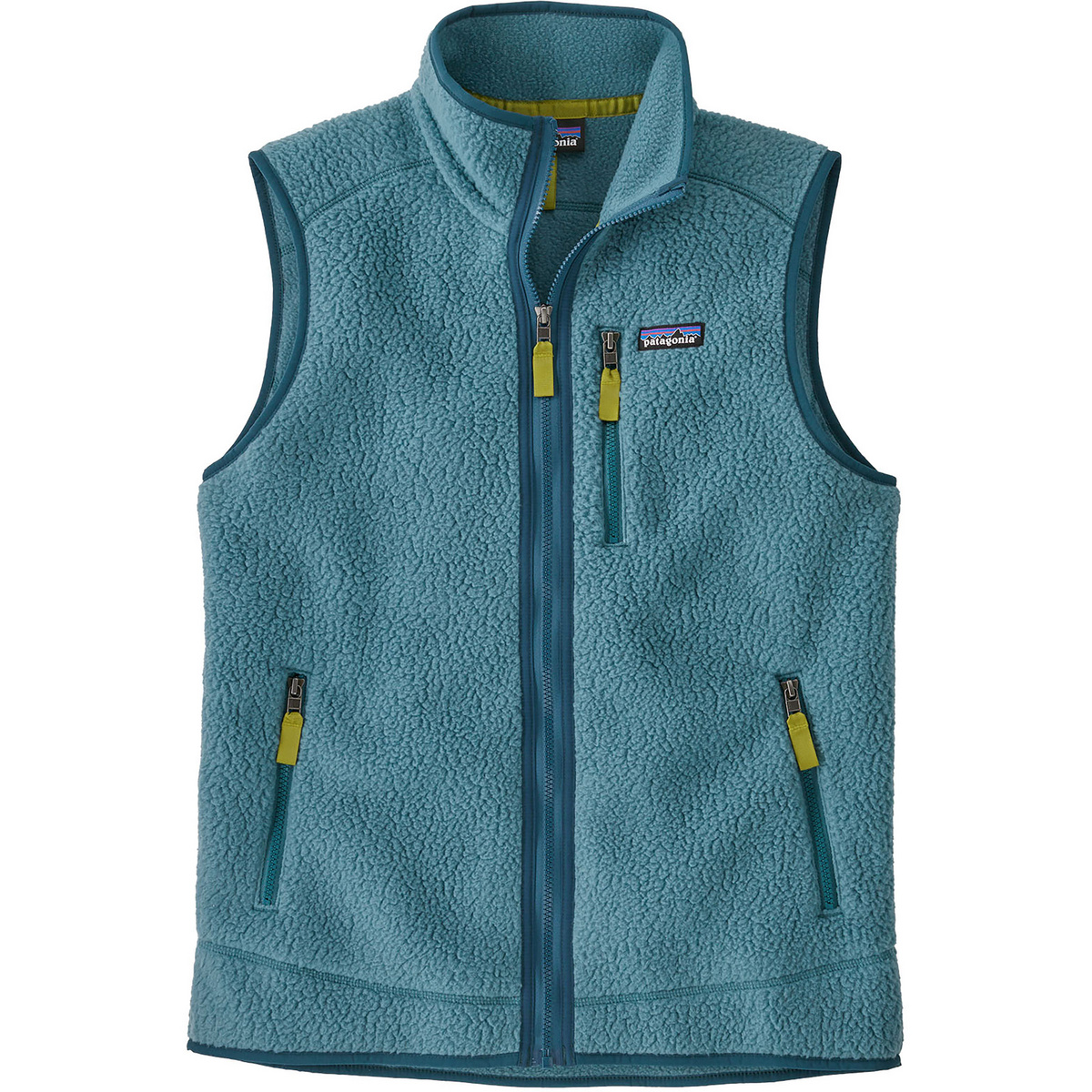 Patagonia Uomo Gilet Retro Pile (Taglia L, Turchese)