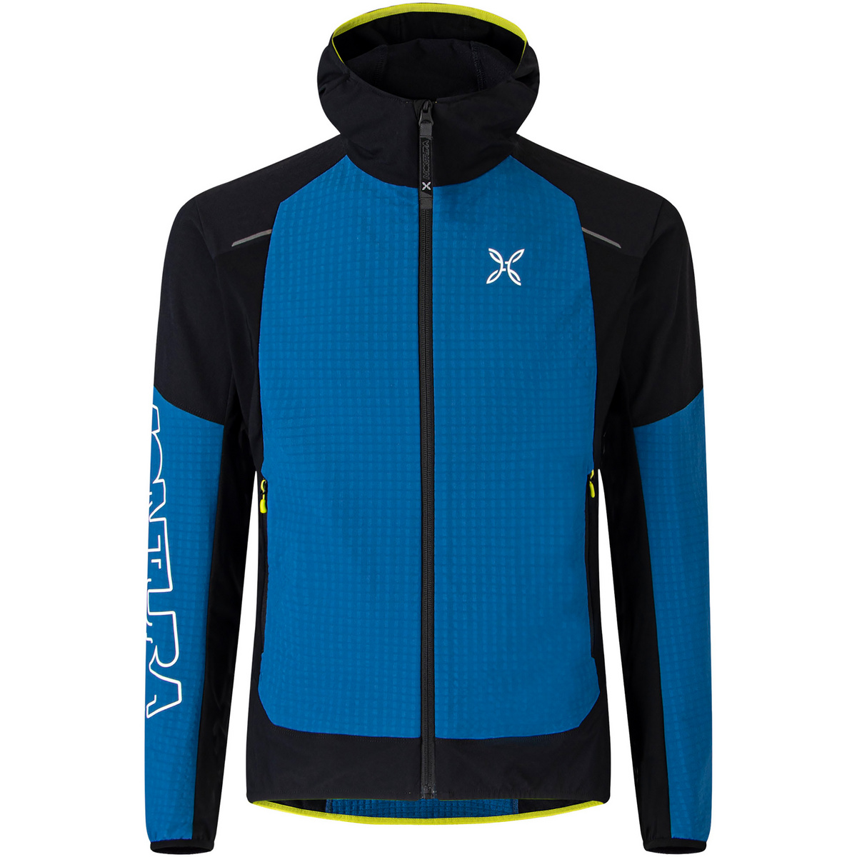 Montura Uomo Giacca felpata con cappuccio Wind Revolution (Taglia S, Blu)