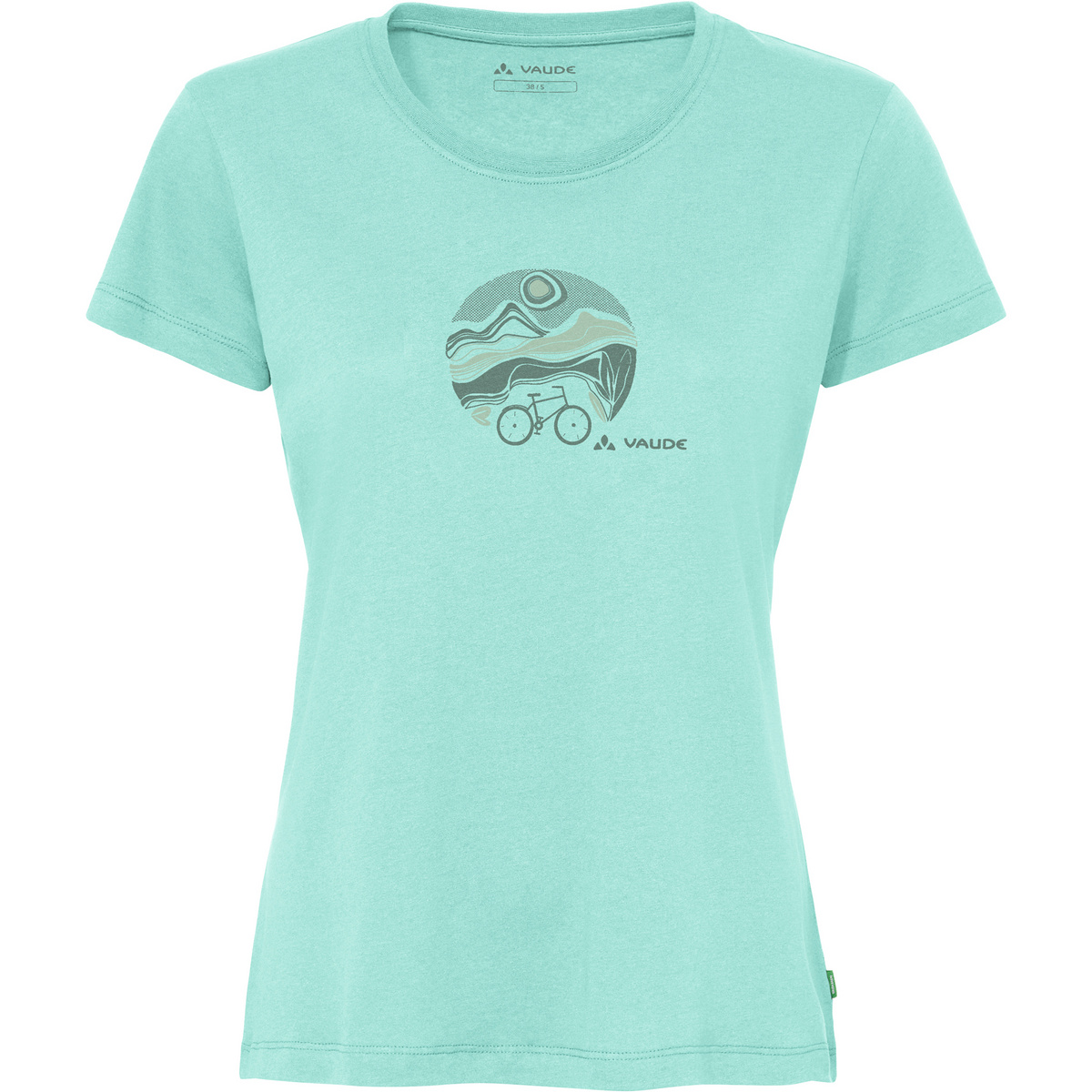 Vaude Damen Cyclist V T-Shirt (Größe XXL, tuerkis)