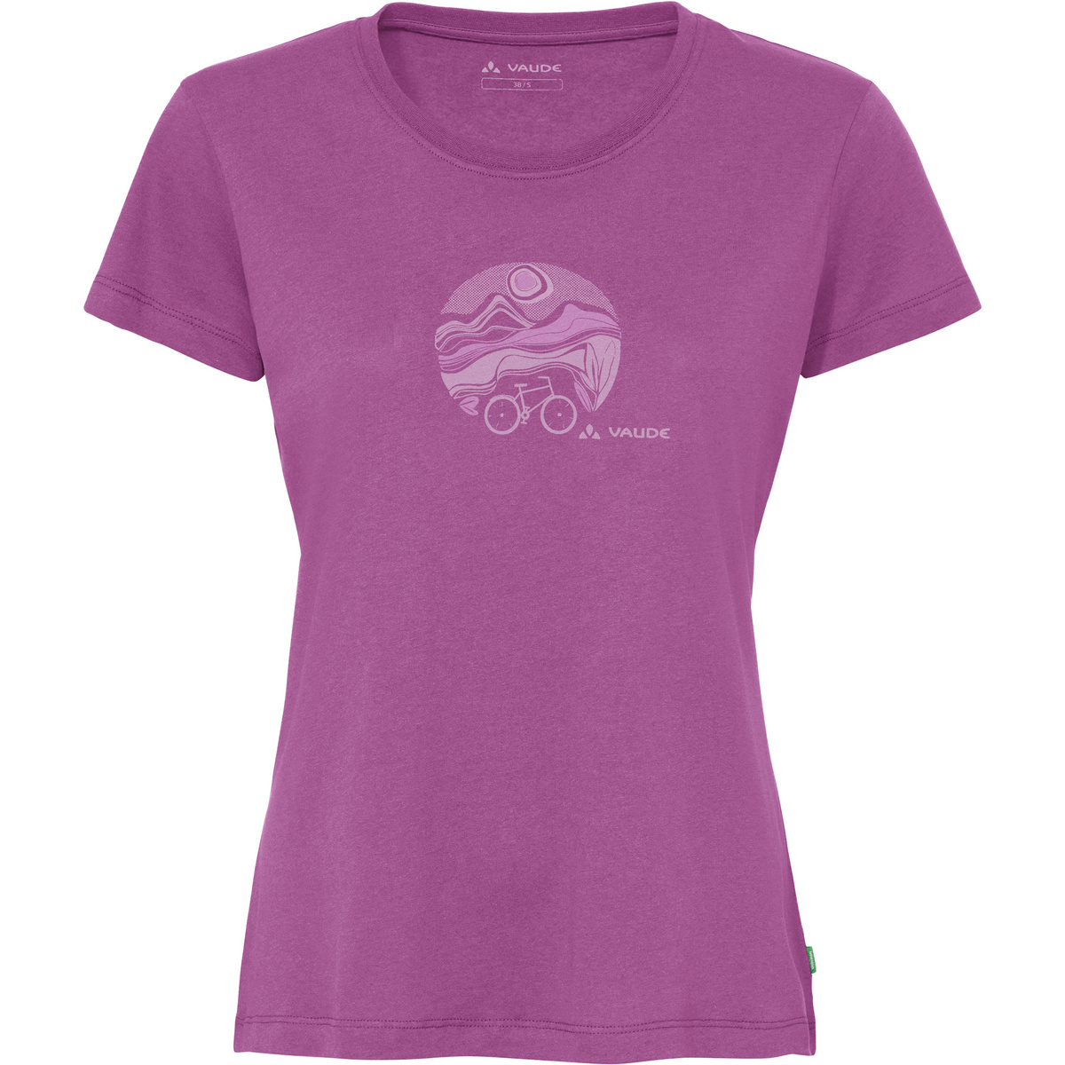 Vaude Damen Cyclist V T-Shirt (Größe M, lila)