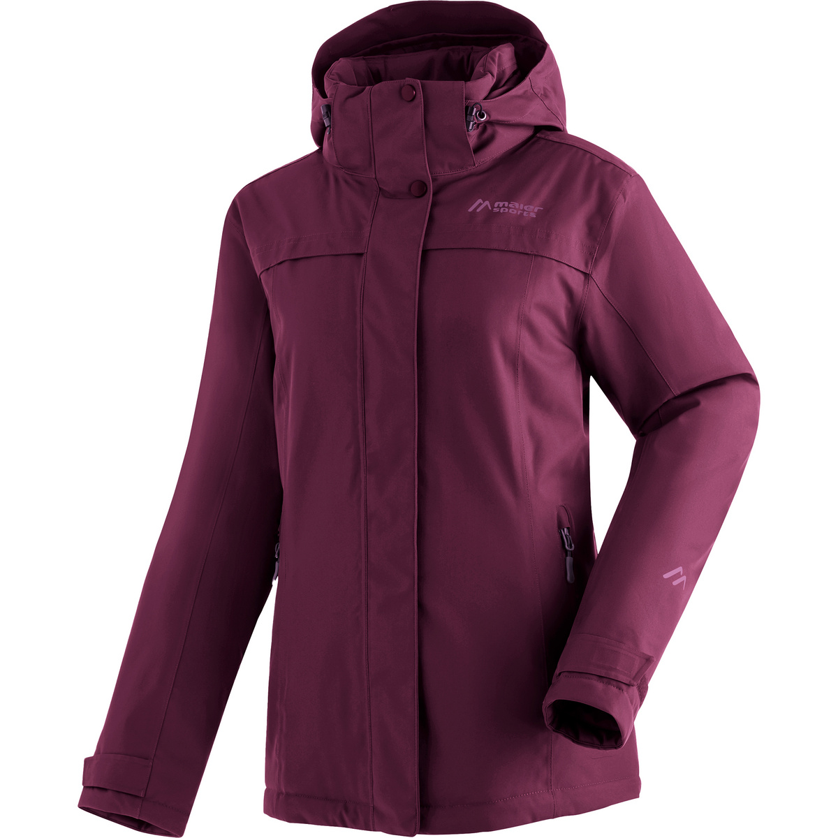 Maier Sports Damen Lisbon Jacke (Größe L , lila)