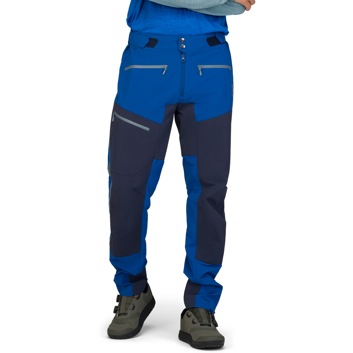 Norrona Homme Pantalon MTB long Fjora Flex 1 (taille XL, Bleu)