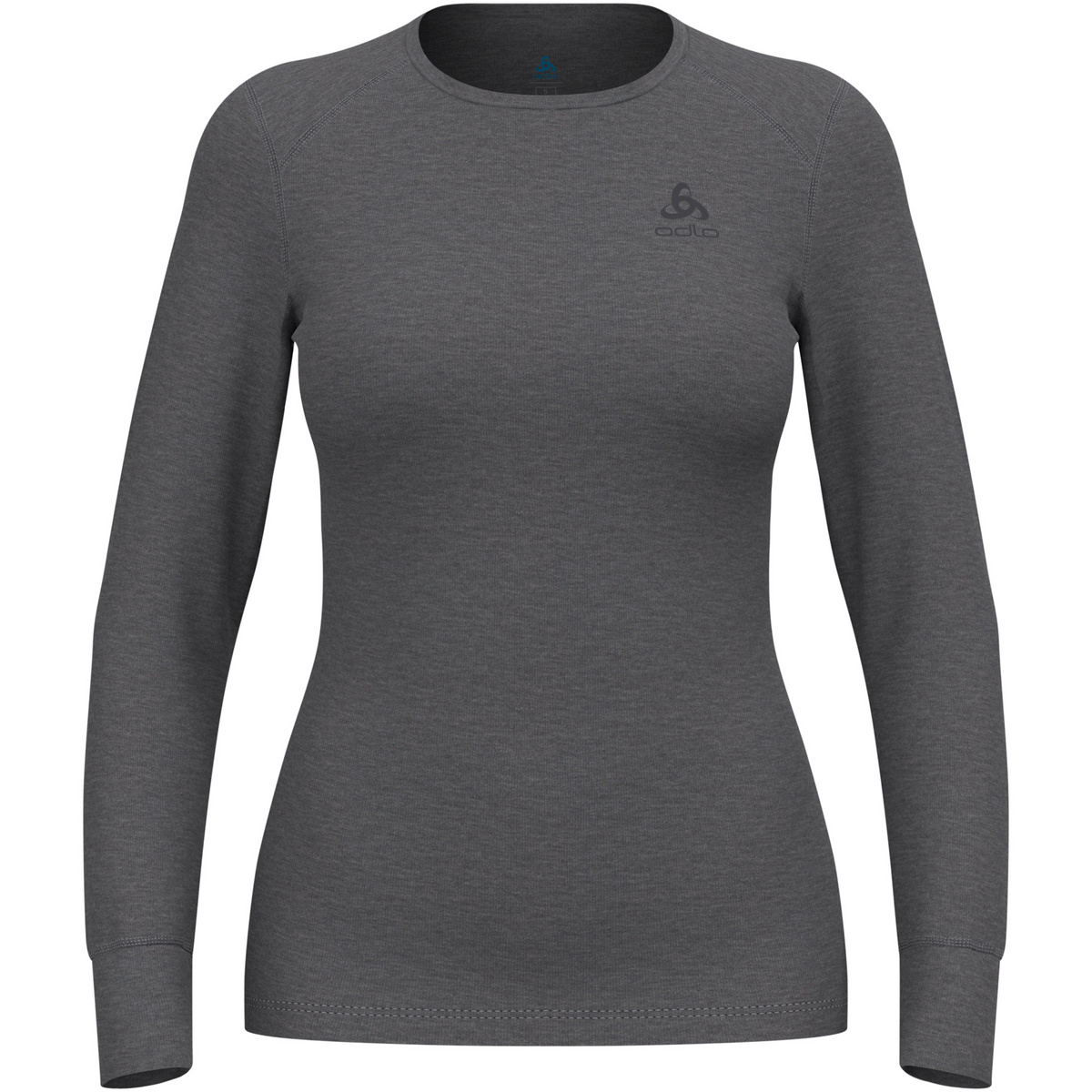 Odlo Donna Maglia a manica lunga Active Warm Eco Crew (Taglia M, Grigio)