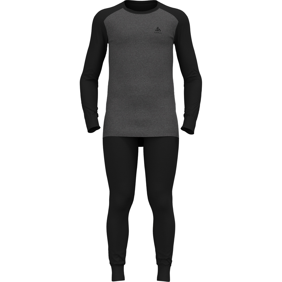Odlo Uomo Set Active Warm Eco (Taglia XL, Nero)