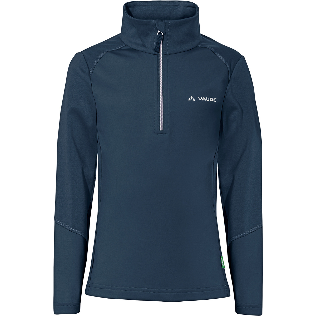 Vaude Bambino Felpa mezza zip Livigno (Taglia 104, Blu)