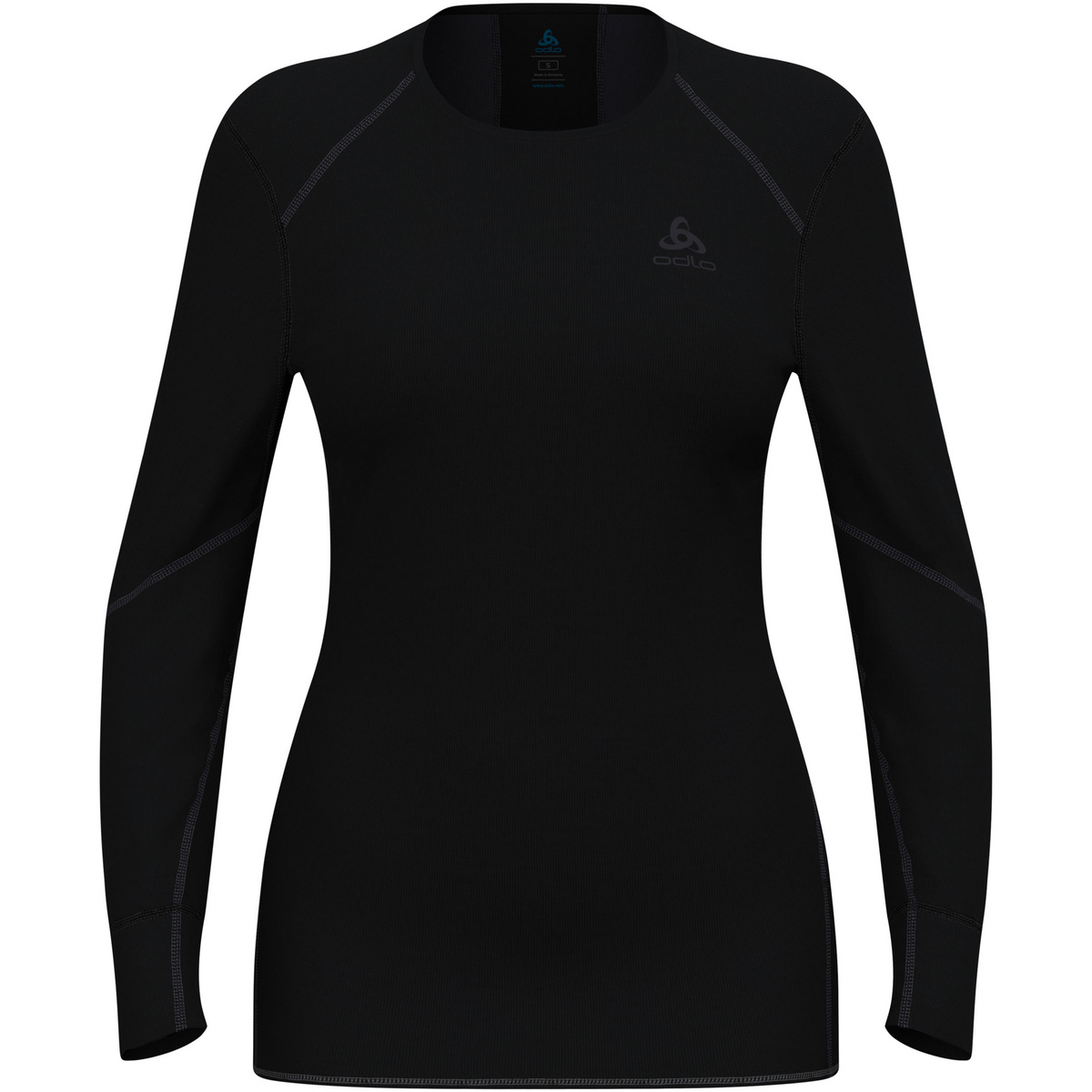 Odlo Donna Maglia a manica lunga Active X- Warm Crew (Taglia S, Nero)