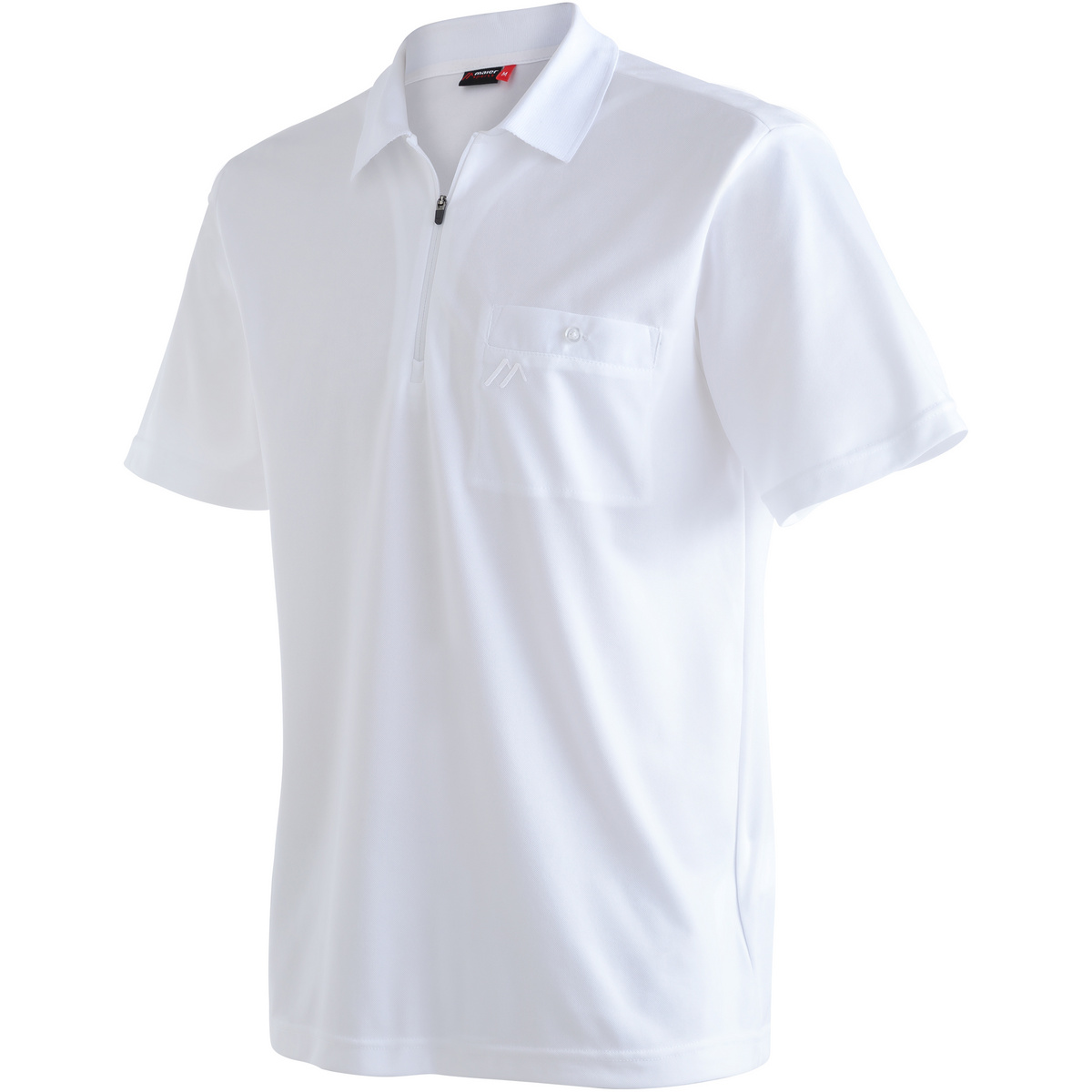 Maier Sports Herren Arwin 2.0 T-Shirt (Größe M, weiss)