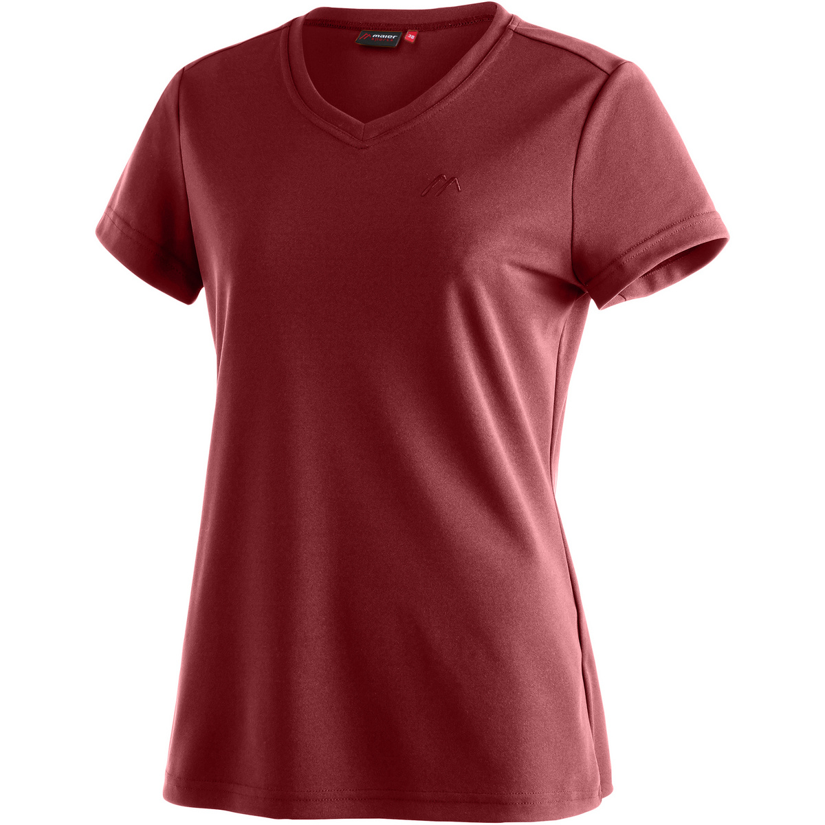 Maier Sports Damen Trudy T-Shirt (Größe 4XL, rot)