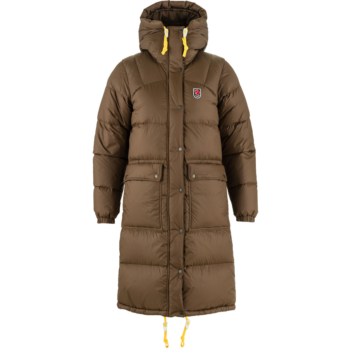 Fjällräven Femme Parka Expedition Long Down (taille S, Brun)