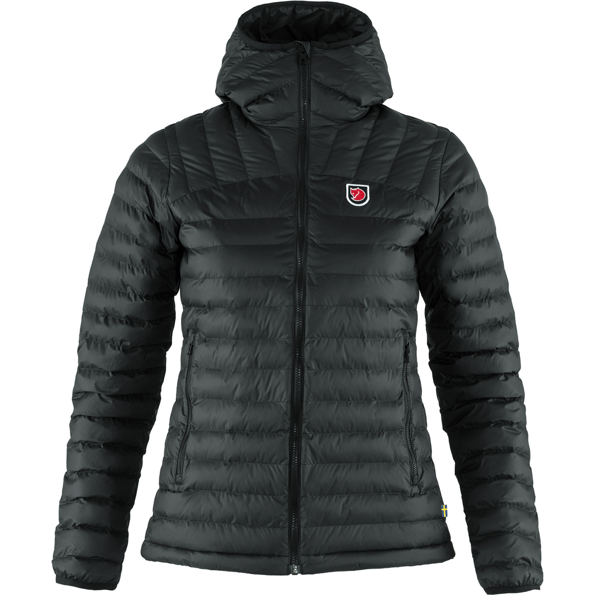 Fjällräven Damen Expedition Lätt Hoodie Jacke (Größe XS, schwarz)