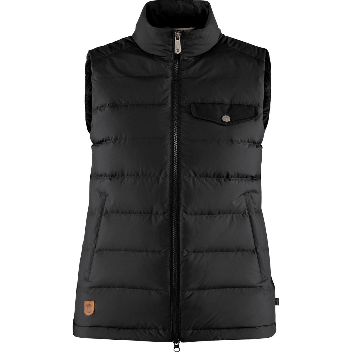 Fjällräven Donna Gilet imbottito Greenland (Taglia XL, Nero)