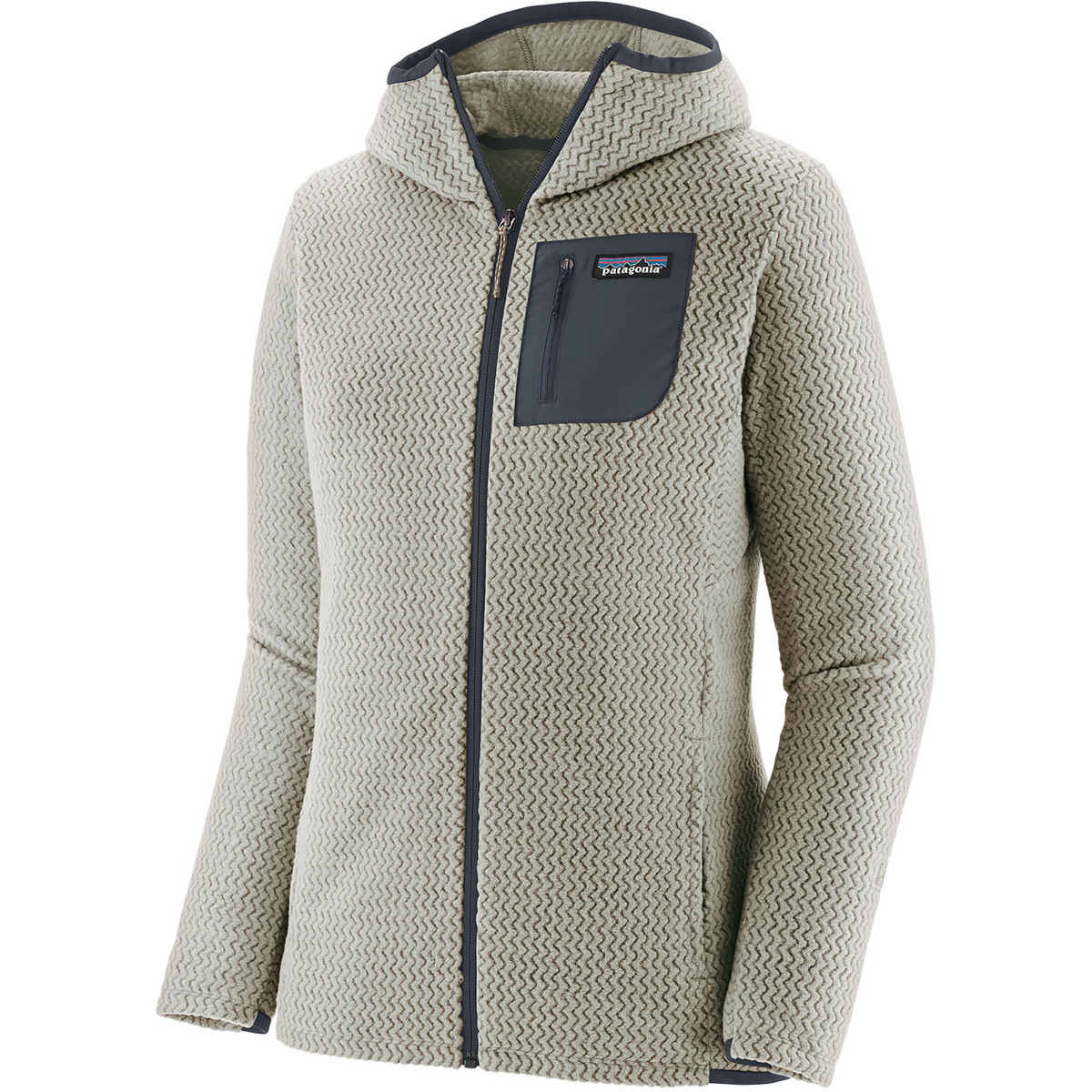 Patagonia Damen R1 Air Hoodie Jacke (Größe M, weiss)