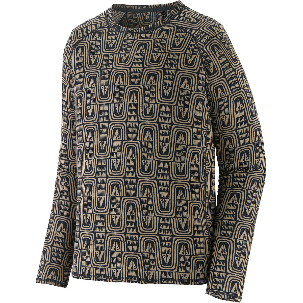 Patagonia Herren Capilene Midweight Crew Longsleeve (Größe L, blau)